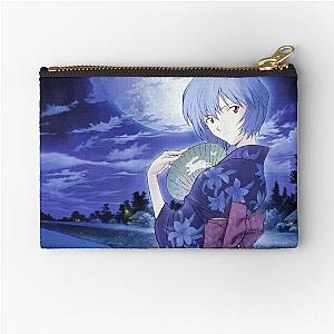 Rei Ayanami - Kimono Moon - Neon Genesis Evangelion Zipper Pouch