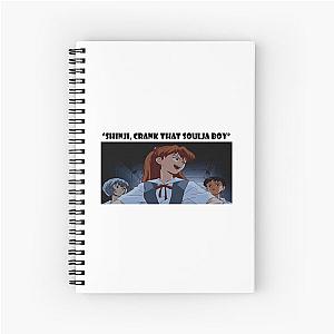 Neon Genesis Evangelion Soulja Boy Meme Spiral Notebook