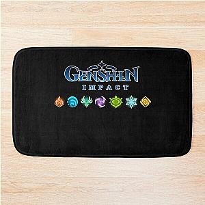 Genshin Impact Elements Bath Mat