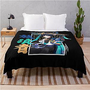 Genshin Impact Wanderer Scaramouche Throw Blanket