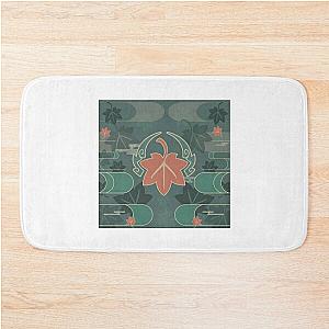 Genshin Impact Game, Kazuha icon design Bath Mat