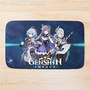 Genshin Impact Team Blue V1 Bath Mat