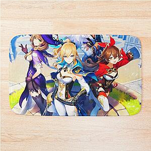 Genshin Impact Characters Bath Mat