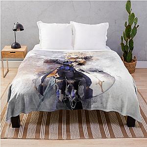 Genshin Impact - Albedo *watercolor* Throw Blanket