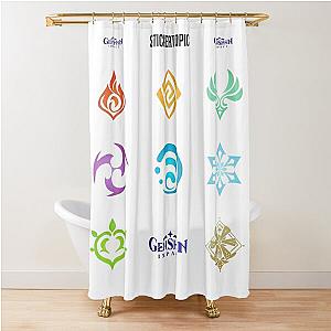 Genshin Impact Pack Shower Curtain