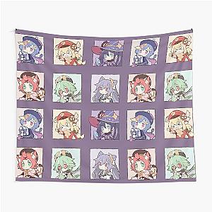 Genshin Impact Chibi Assemble VOL 2.0 Tapestry