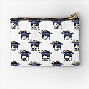 Scaramouche Wanderer Genshin Impact seamless pattern  Zipper Pouch