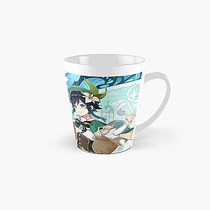 Genshin Impact - Venti, Dvalin and Wolf of The North Official Artwork Tall Mug