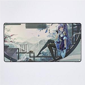 Genshin impact keqing vintage Desk Mat