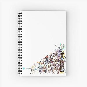 Genshin Impact Whole Cast Ensemble Spiral Notebook