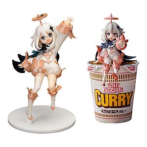 13cm Genshin Impact Paimon Anime Figure Beautiful Girl Action Figure Toys