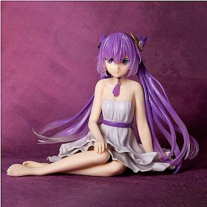 9cm Keqing Sitting Doll Genshin Impact Anime Figure Toys