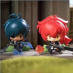 Genshin Impact Account Battlefield Heroes Theme Series Action Figures Toys
