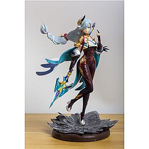 28cm Shenhe Genshin Impact Game Figure Doll Toy