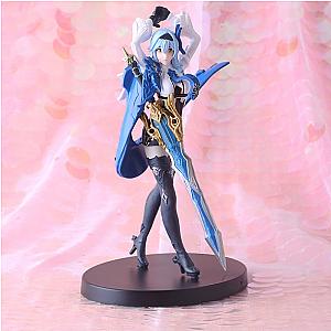 17cm Genshin Impact Eula Standing Doll Anime Action Figure Toys