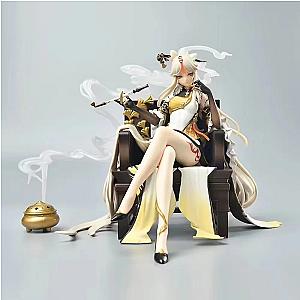 18cm Ningguang Genshin Impact Sitting Doll Action Figure Toys