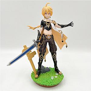 19cm The Traveler Aether Genshin Impact Game Action Figure Toys
