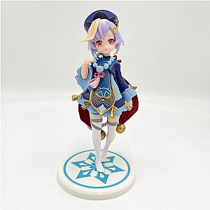 17cm Genshin Impact Qiqi Standing Doll Anime Figure Toys