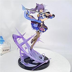 13-28cm Keqing Genshin Impact Anime Figure Model Doll