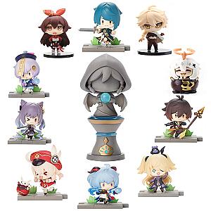Genshin Impact Characters Anime Action Figure Dolls Toys