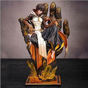 26cm Zhongli 2 Styles Genshin Impact Simulation Statue Game Action Figure Toys