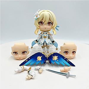 10cm The Traveler Lumine Genshin Impact Anime Figure Doll Toys