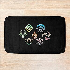 Genshin Impact Elements Bath Mat