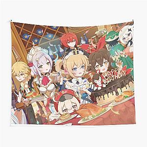 Genshin Impact - Amber Birthday Party Official Artwork Tapestry