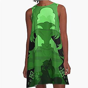 GENSHIN IMPACT NAHIDA NEGATIVE SPACE A-Line Dress