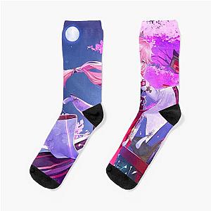 Genshin Impact Yae Miko Full Moon Portrait Socks