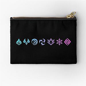 Genshin Impact Elements Zipper Pouch