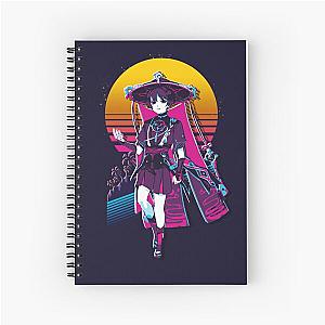 Genshin Impact - Scaramouche (80s Retro) Spiral Notebook