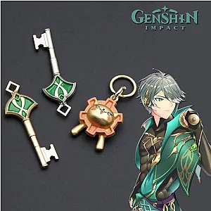 Game Genshin Impact Alhaitham Kaveh Key Keychains