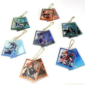 Genshin Impact Game Characters Keychain