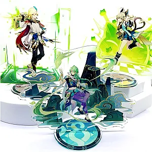 Genshin Impact Game Characters Acrylic Stand Model Plate