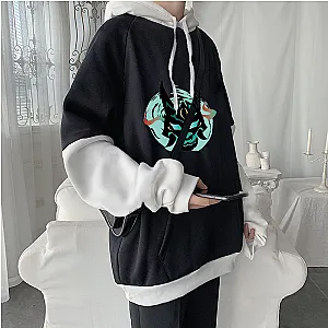 Genshin Impact Game Xiao Mask Fangs Aesthetic Print Sweatshirt Hoodies