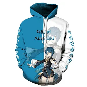 Genshin Impact Kaedehara Kazuha 3D Print Game Anime Hoodies