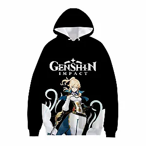 Genshin Impact Anime Game Girl 3D Print Streetwear Hoodies