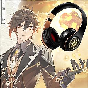 Genshin Impact Zhong Li Cosplay Props Portable Wireless Headphones