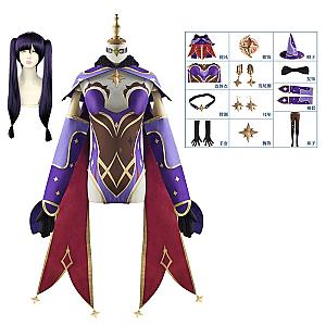 Game Genshin Impact Mona Anime Cosplay Costumes