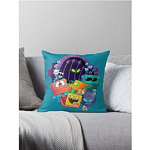 Geometry Dash Throw Pillow