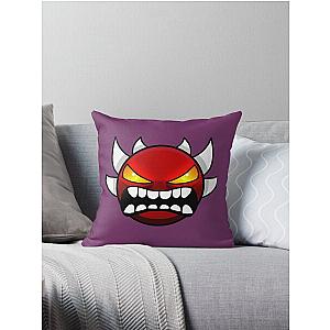 Geometry Dash Extreme Demon Throw Pillow