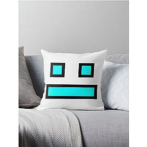 Geometry Dash Throw Pillow