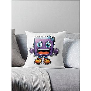 Geometry Dash Throw Pillow