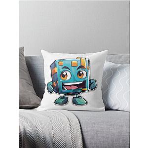 Geometry Dash Throw Pillow