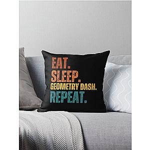 Eat sleep Repeat Throw Pillow
