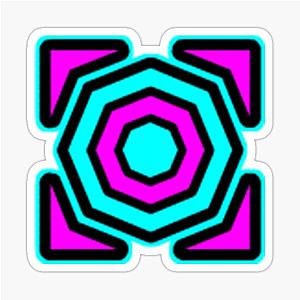 Geometry Dash Icon Sticker
