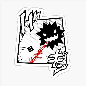 the cursed thorn GEOMETRY DASH Sticker