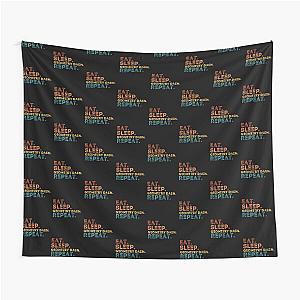 Eat Sleep Geometry Dash Repeat Tapestry