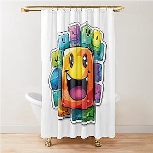 Geometry dash Shower Curtain